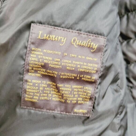 MooRER Verona Women's Puffer Jacket  Dark Brown Size Small  Made in Italy EUC - Picture 12 of 16